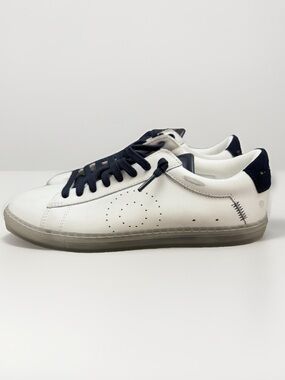 Oliver Cabell Low 1 Yin Yang Low Top White & Navy Women’s Sneakers Size 7